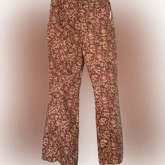 🌺Free People CRVY Wild Honey Printed
Flare Jeans🌸🌺 - Picture 5 of 12